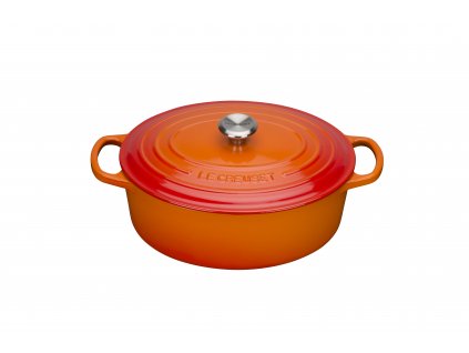 32473 2 le creuset liatinovy hrniec ovalny s pokrievkou 27 cm 4 1 l