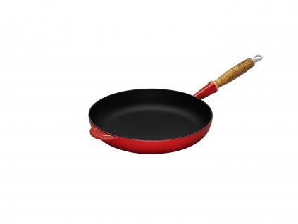 35112 1 le creuset panvica okruhla s drevenou ruckou 26 cm