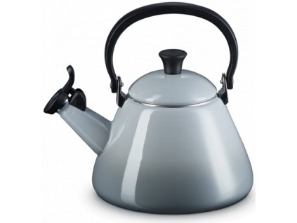 le creuset fluitketel kone in mist grey 1 6l