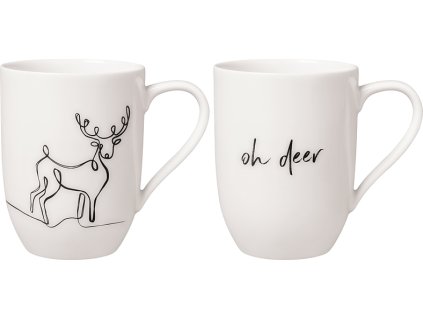 Villeroy & Boch - vianočný hrnček Soby 280ml , set 2 ks - Statement