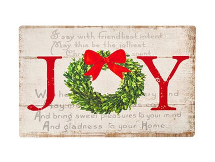 rohozka kremova joy vianocna