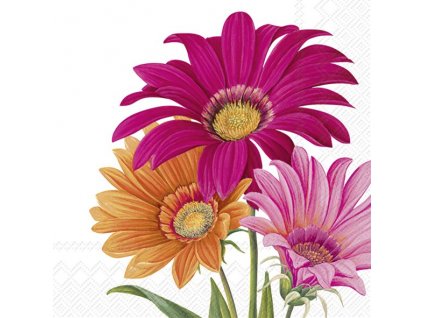 velke servitky joyful gerbera ihr