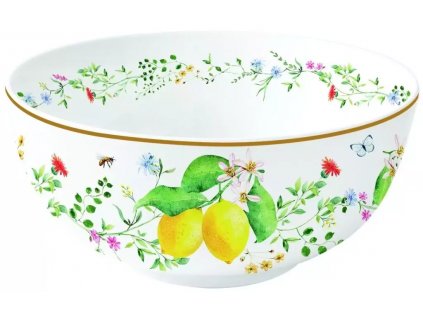 miska 15cm fleurs et citrons