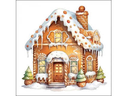 servitky gingerbread house