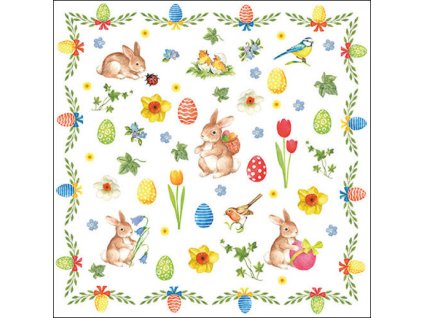 easter collage servitky