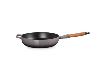 le creuset cast iron frying pan high 28 flint