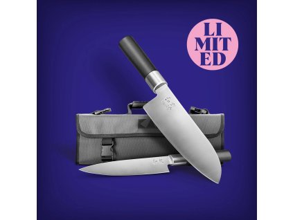 kai Wasabi Black Set Santoku Allzweckmesser Kai Messertasche 67 W25 1