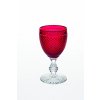 22029 vista alegre dvojfarebny pohar na vino vodu cerveny bicos