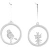 Christmas Decoration - závesná ozdoba sklenená, set 2 ks , 8,5 cm - Villeroy & Boch