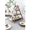 Villeroy & Boch - drevený etažér + 3ks misa - Artesano Original