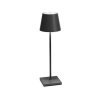 Zafferano - dotyková stolová lampa, čierna - POLDINA