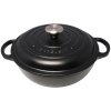 LE CREUSET: Liatinový hrniec 22 cm/2,2l - čierny