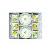 porcelanove salky podsalky na kavu fleurs et citrons easylife