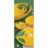 easylife fleurs et citrons coppetta limone 22x16cm