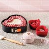 79082300600000 le creuset lamour heart collection heart ramekins cerise 5 3763764465840