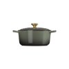 round casserole with gold star knob 24cm thyme holly le creuset (3)
