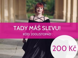 Tady máš slevu 200 Kč