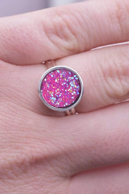 Prsten pink Dragon eye (růžové dračí oko) 2