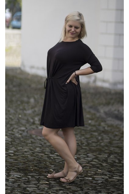 Oversize šaty Tereza Bellazu hnědé 5