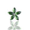 Náušnice Lotus green flower 1