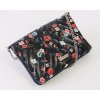Květinová malá kabelka Cocktail Chic Dara bags černá 2