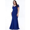 Dlouhé společenské šaty Katrin královská modrá 2