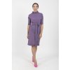 Zavinovací šaty reglán fialové 5