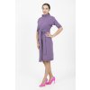 Zavinovací šaty reglán fialové