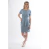 Krátké zavinovací šaty s krátkým rukávem