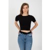 Dámský zavinovací top černý 2