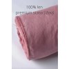 100% len premium starorůžový