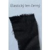 Elastický len černý