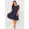 Krajkové šaty Cos s rukávkem tmavě modré 2