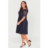 Krajkové šaty Cos s rukávkem tmavě modré 3