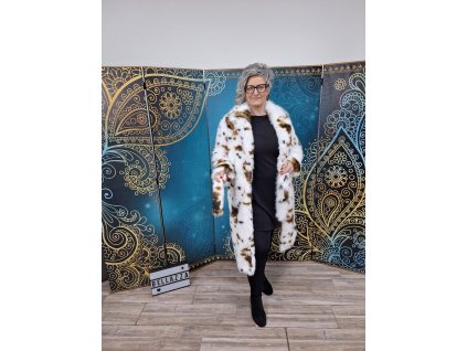 Kožuch striekaný dlhý