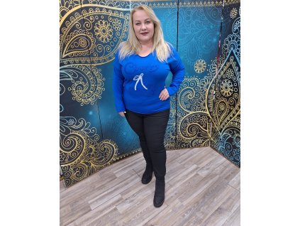 Tričko-čerešne modré