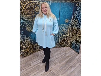 Tunika-s apl. -tyrkysová