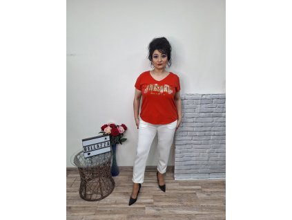 Červené tričko Awesome