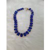 Náhrdelník modré kamienky