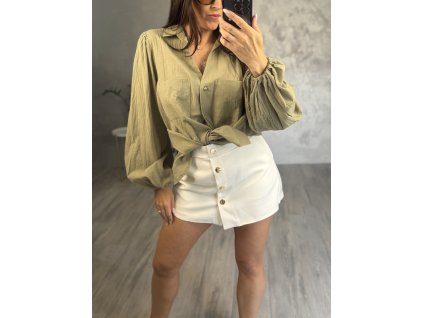 KOŠILE VALENTINA ZE 100% BAVLNY KHAKI
