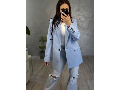 OVERSIZE BLAZER BABY BLUE