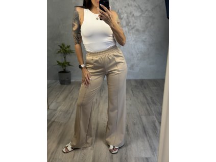 ELEGANTNÍ KALHOTY ELLEN BÉŽOVÉ