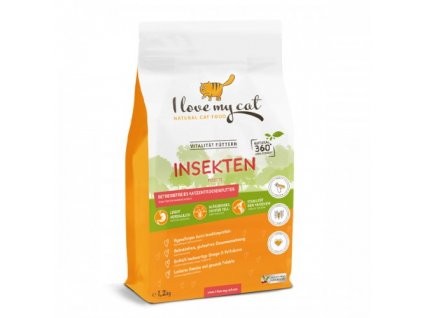 1,2Kg Insekten - granule pro kočky s hmyzím proteinem