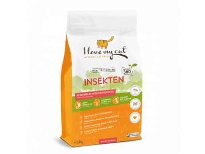 1,2kg Insekten - hmyzí granule pro kočky