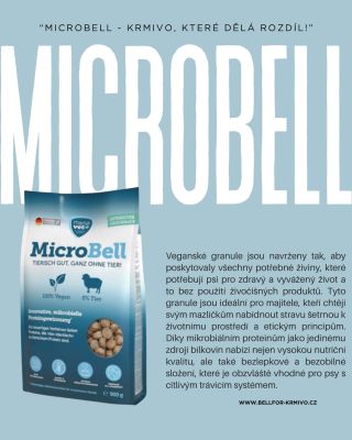🌱 Proč jsou veganské granule Microbell tak žádané? 🌱100% veganské složení – bez masa, bez živočišných produktů 🐥Ideální...