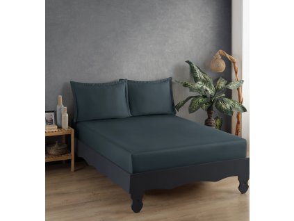 Marbella İndigo Gri Çarşaf