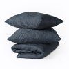 Žakár, Set Povlečení, Double, Marbella, Indigo Gray, V1