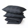 100% Bavlna, Set Povlečení, Double, Unita, Dark Grey, V3
