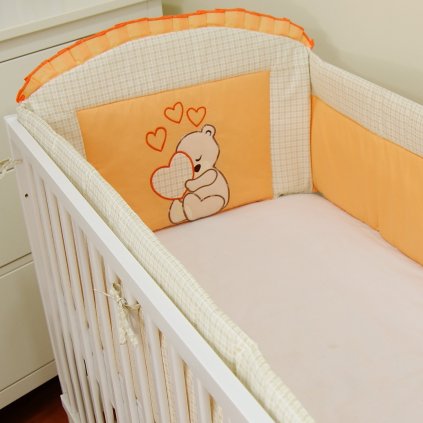 Medvídek se srdíčkem Mantinel oranžový