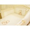 lůžkovina s ochranným mantinelem světle béžový